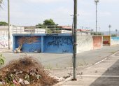 Suburbio. El parque del skate está en completo abandono. El espacio se ha convertido en un foco de inseguridad.