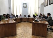 La sesión del concejo municipal de Latacunga se desarrolló con presencia policial.