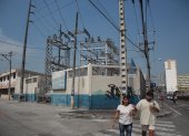 Energía. Una de las subestaciones de energía eléctrica, ubicada en el norte de Guayaquil.
