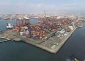 Obra. El muelle sur de El Callao, donde opera DP World, tiene 40 hectáreas de extensión que ahora incluyen al nuevo Muelle Bicentenario.