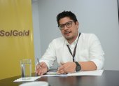 Ejecutivo. Luis Mario Sánchez, vicepresidente y Gerente Financiero de SolGold.