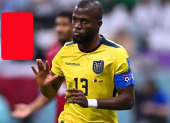 Enner Valencia salió del partido con una roja.