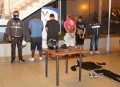 Capturan a una banda de extorsionadores.