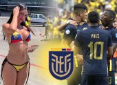 Ella causo sensación en la previa de Ecuador