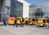 El operativo dejó gran cantidad de vehículos decomisados.