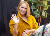 Céline Dion, cantante canadiense.
