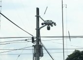 Las cámaras de vigilancia son otros de los bienes y equipos de la ciudad que se han convertido en un blanco de la delincuencia.
