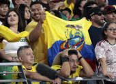 La hinchada ecuatoriana alentó a La Tri hasta el último minuto.