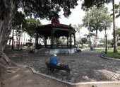 Parque Seminario. Este sitio icónico ha sido poco visitado entre semana, pese a que tiene sombra y animales. La gente, salvo los fines de semana, acude a él.