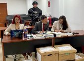 Diligencia. La sala donde se desarrolló la audiencia.