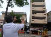 La inclinación del edificio Fantasía, ubicado en la avenida 9 de Octubre, fue denunciada ya hace meses por la ciudadanía.
