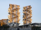 El centro de Copenhague, capital de Dinamarca, alberga dos nuevas torres con perfiles puntiagudos que le confieren el aspecto de enormes cactus