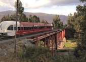 Transporte.- El tren también se usa para llevar los productos agrícolas.