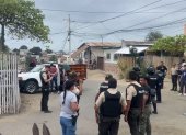 Agentes de la Policía llegaron hasta el lugar de los hechos.
