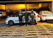 Policía Nacional logra el decomiso de cocaína.