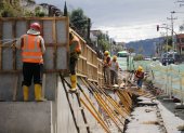 La construcción del nuevo paso a desnivel se construye a la altura del puente ocho