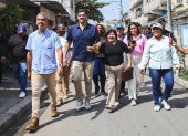 El alcalde de Guayaquil, Aquiles Álvarez, participó de una actividad oficial en el noroeste de Guayaquil. Su equipo de comunicación dijo a EXPRESO que canceló su participación, ante los pedidos de versión por la denuncia. Finalmente sí asistió.