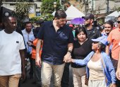 El alcalde Aquiles Álvarez realizó un recorrido de obras este 12 de julio.