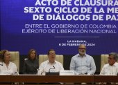 En febrero del 2024, los jefes negociadores de las partes involucradas participaron de una mesa de diálogo en La Habana, Cuba.
