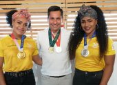 Neisi Dajomes (i), Jefferson Pérez (c) y Tamara Salazar han alcanzado medallas olímpicas para el país.