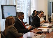 Representantes de Yo Te Apoyo en la Asamblea Nacional de Ecuador durante el periodo anterior, en donde se analizó el proceso de regularización y visado.