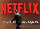 Fotografía de archivo de un logotipo de la plataforma Netflix en la Ciudad de México (México).