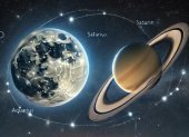La Luna y Saturno se encontrarán en la constelación de Acuario.