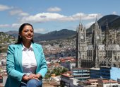 La presidenta del Consorcio de Gobiernos Autonómos Provinciales (Congope) de Ecuador, Paola Pabón.