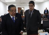 Los abogados de Danilo Carrera acudieron a la audiencia preparatoria de juicio en el caso Encuentro.