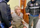 Fabricio Colón Pico cuando fue recapturado este 22 de abril de 2024.