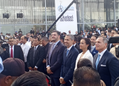 Sesión solemne por la fundación de Guayaquil, en el Palacio de Cristal.