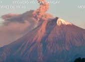 El equipo que realiza el monitoreo del volcán alertó de sus comportamientos.