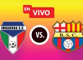 Imbabura vs Barcelona en el estadio Olímpico de Ibarra