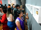 Evento. Visitas a la edición del Salón de Julio que promovió la dirección cultural municipal.