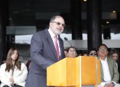 Enrique Pita, vicepresidente del Consejo Nacional Electoral, participó como invitado en la ceremonia.