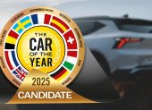 El afiche oficial de Auto del Año 2025 en Europa, (Coty, por la siglas en inglés).