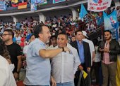 El alcalde de Quito, Pabel Muñoz, también asistió a la Asamblea Nacional.