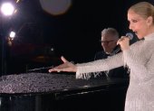 Celine Dion durante la apertura de los Juegos Olímpicos París 2024.