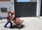 Quito. En este portón, en el sector del Comité del Pueblo, está registrada la empresa Métricas-Web S.A.S.
