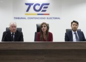 Ivonne Coloma se posesionó como presidenta del Tribunal Contencioso Electoral (TCE), tras la remoción del juez Fernando Muñoz.