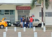 Caso. Este 15 de agosto varios agentes de la Policía Nacional llegaron al hospital para realizar la revisión de las cámaras de seguridad de esta instalación.