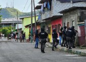 Casos. Un operativo policial tuvo lugar en Puerto Limón, Esmeraldas.