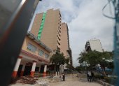 Los exteriores del edificio Fantasía se encuentran cerrados. El paso a los particulares es restringido