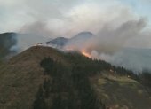 El incendio forestal en Cotopaxi ha consumido aproximadamente 400 hectáreas.