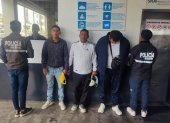 Banda. Los presuntos extorsionadores serían parte de “Los Lobos”.