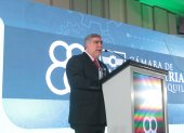 Francisco Jarrín, presidente de la Cámara, se dirigió a sus invitados.