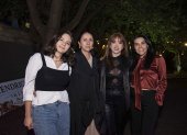 Andrea Mantilla, representante de la marca Lula Kirei; Marcela Amoroso, diseñadora de Pomarosa; Marietta Carpio, diseñadora MC; y Tannia Idrovo, diseñadora de la marca Gigi Bayona.

AG-EXTERNOS