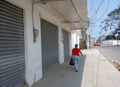Comerciantes no abrieron sus negocios en Playas debido al apagón registrado la mañana de este sábado 7 de septiembre.