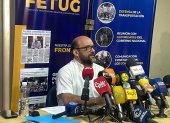 Christian Sarmiento, presidente de la Fetug, fue contundente sobre el paro de transportistas en Guayaquil.