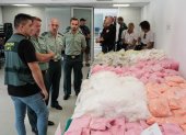 Entre la droga requisada se han incautado más de un millón de pastillas de éxtasis, “la mayor aprehensión de droga sintética de los últimos años”, según han destacado desde la Guardia Civil.